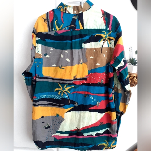 H&M L.O.G.G.(Label of Graded Goods) Buttoned Down Long Sleeved Shirt, Sz L - Picture 5 of 8